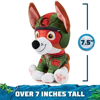 PAW Patrol Jungle Pups, Peluche Zuma de 20,3 cm, animal en peluche pour les garçons et les filles à partir de 3 ans
