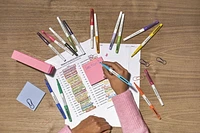 Stylos Paper Mate Flair, feutre, pointe audacieuse (1,2 mm), couleurs assorties, 16 unités