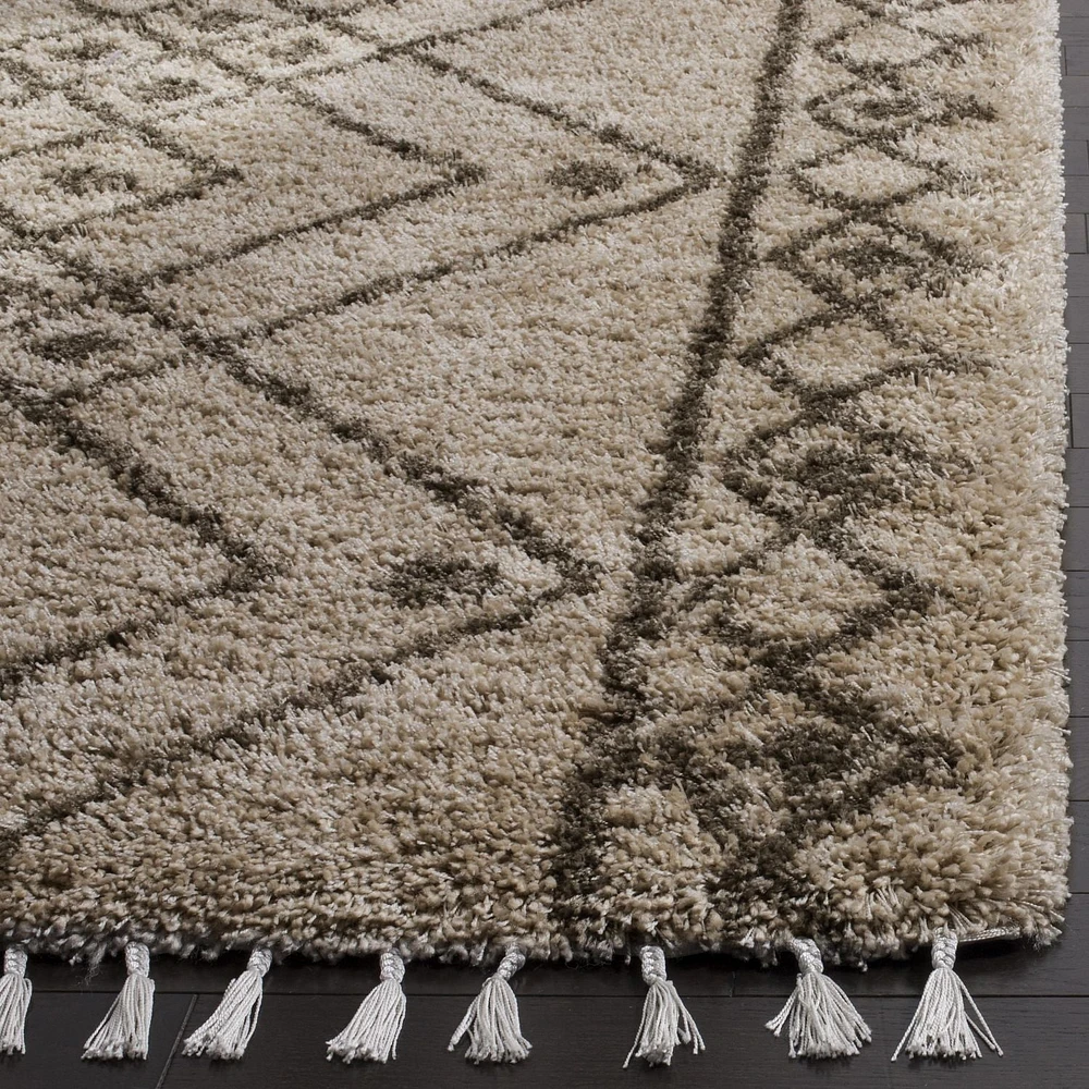 Safavieh Moroccan Fringe Erksine Tapis Géométrique Shag