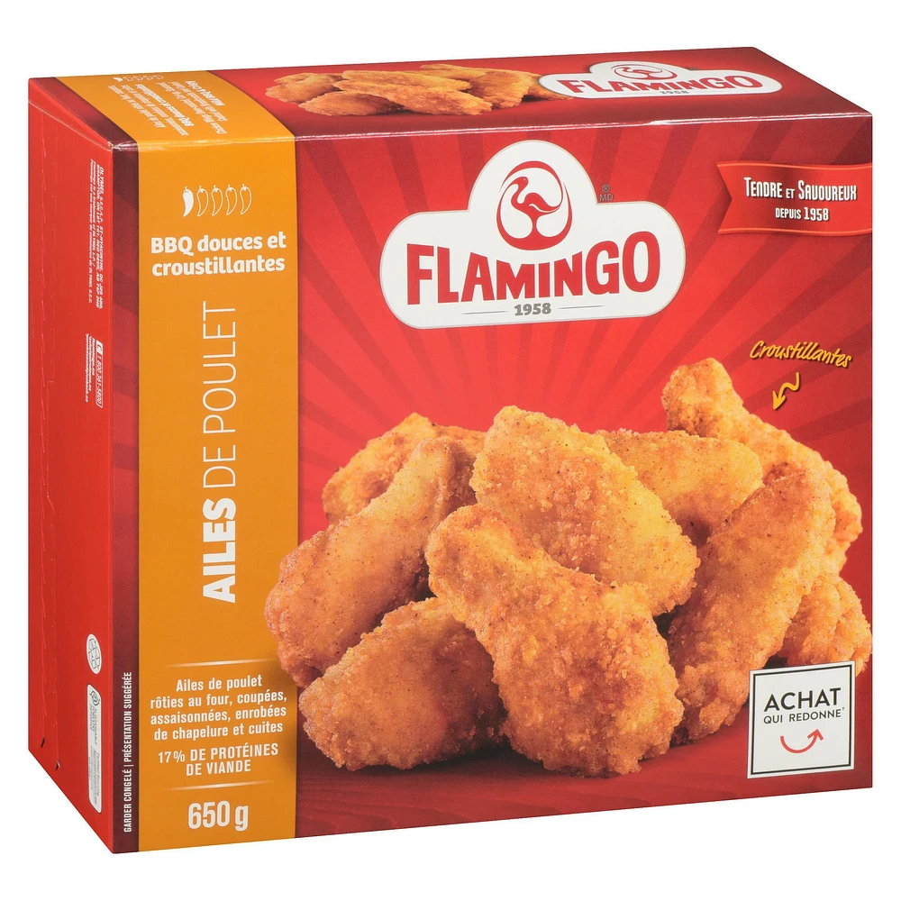 Flamingo Mild BBQ & Crispy Chicken Wings