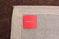 ECARPETGALLERY 4'7" x 6'8" Transitional Collage Handmade Area Rug for Living Room, Dining Room and Bedroom in Brown