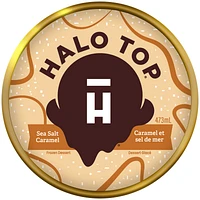 Halo Top Sea Salt Caramel Frozen Dessert - 437ml, Halo Top Sea Salt Caramel 437ml