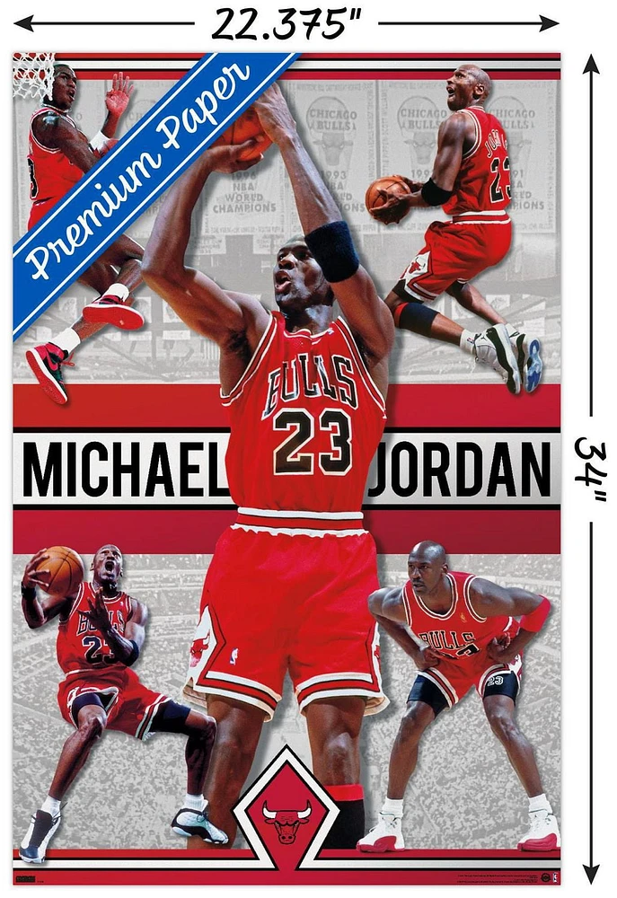 Michael Jordan - Collage Wall Poster