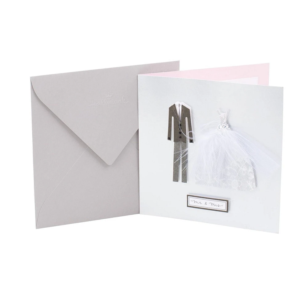 Hallmark Signature Wedding Card (Mr. and Mrs.)