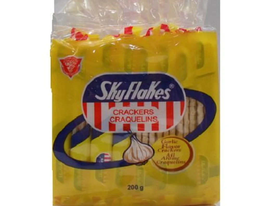 Skyflakes Crackers Garlic Flavour