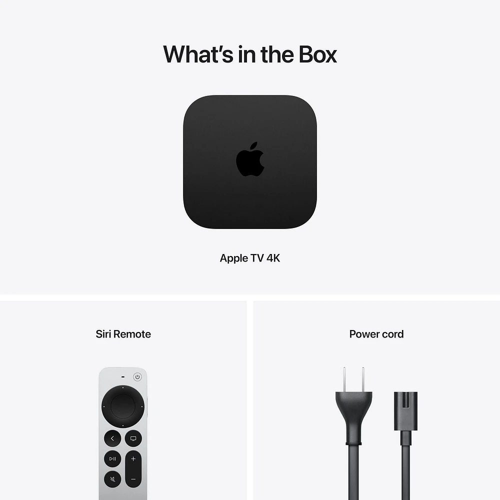 Apple TV 4K Wi‑Fi with 64GB storage, The Apple experience. Cinematic in every sense.