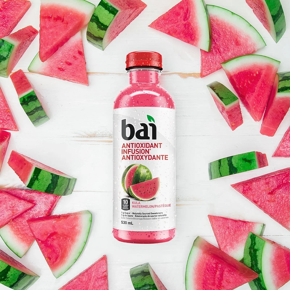 Bai Antioxidant Infusion Low Calorie Beverage, Kula Watermelon, 530 mL, 530 mL