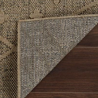 Tapis d'interieur exterieur abstrait Rug Branch Hogar, marron beige, bohème - Salon, chambre, salle a manger et cuisine