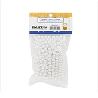 TINY HANDS White Pearl Beads, 325 pack, 7.25mm (0.3in), Age 6+, Kids, Crafts, Projects, PEARL BEADS 325PCS