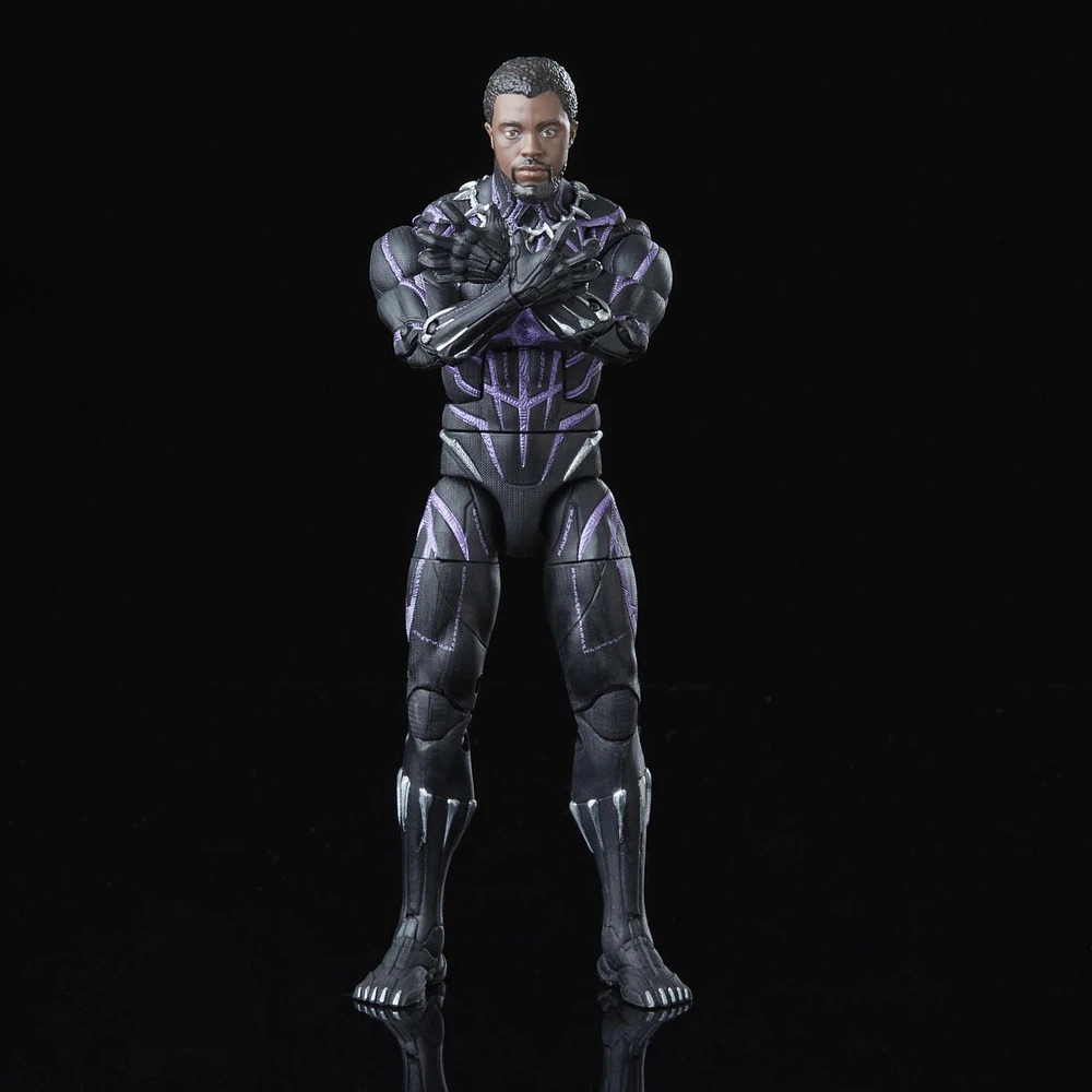Marvel Legends Series Black Panther Legacy Collection Black Panther 6-inch Action Figure Collectible Toy, 3 Accessories