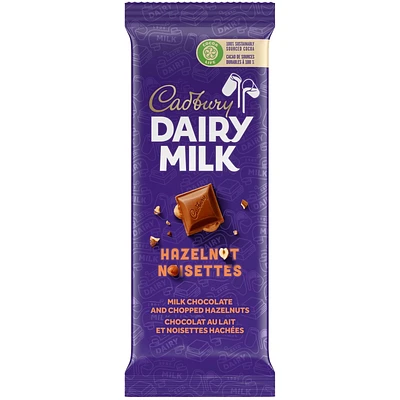 Cadbury Dairy Milk Hazelnut Chocolate Bars, 100 g