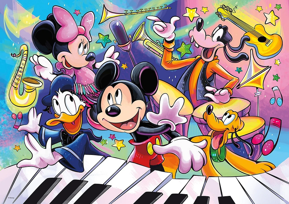 Ceaco Disney Mickey's Music 500-Piece Interlocking Jigsaw Puzzle