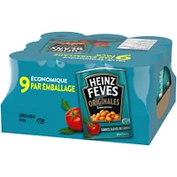 Fèves originales Heinz en sauce tomate 398 ml, Paquet de 9