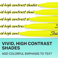 Sharpie Pocket Highlighters, Narrow Chisel Tip, Assorted Colours, 12 Count