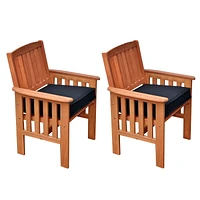 Fauteuil d’extérieur Miramar de CorLiving en bois dur