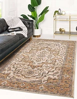 ECARPET Stassie 5'0" x 8'0" Traditional Area Rug for Living Room, Bedroom, Dining Room, Entrance, Hallway and More.