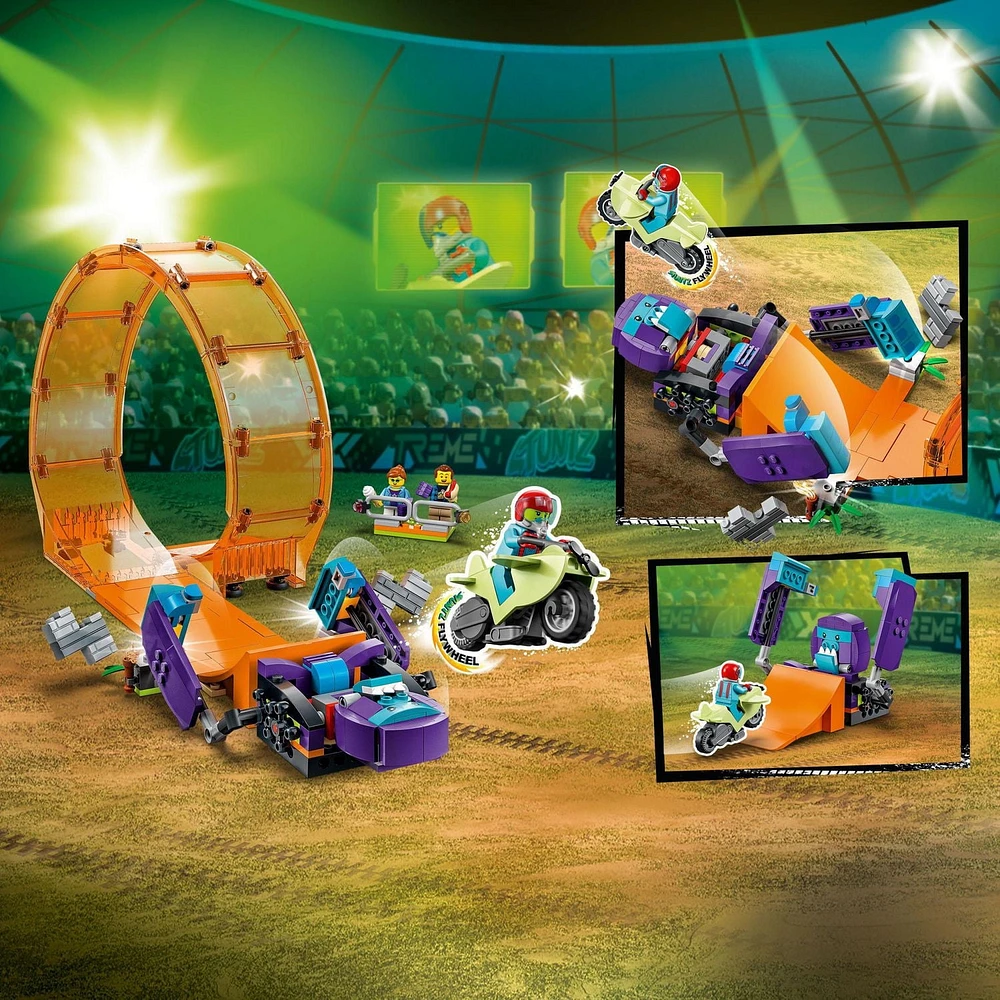 LEGO City Stuntz Smashing Chimpanzee Stunt Loop 60338 Toy Building Kit (226 Pieces)