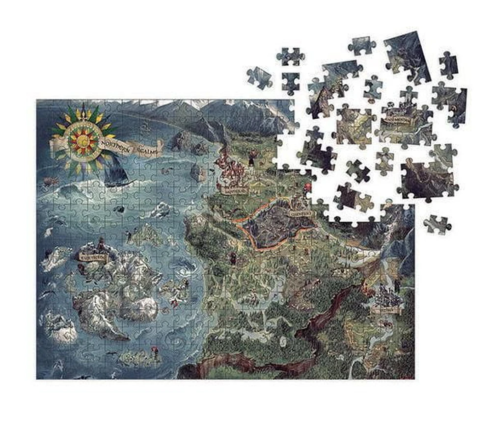 The Witcher 3 - Wild Hunt Puzzle: Witcher World Map