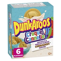 DunkAroos Vanilla Cookies & Cinnadust Frosting, 6 x 28 g, 168 g