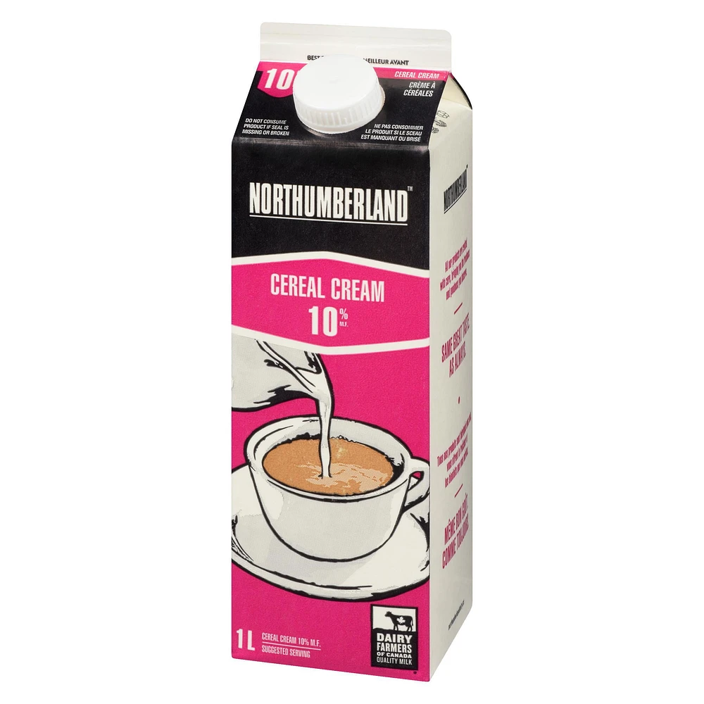 Northumberland 10% Cereal Cream, 1 L