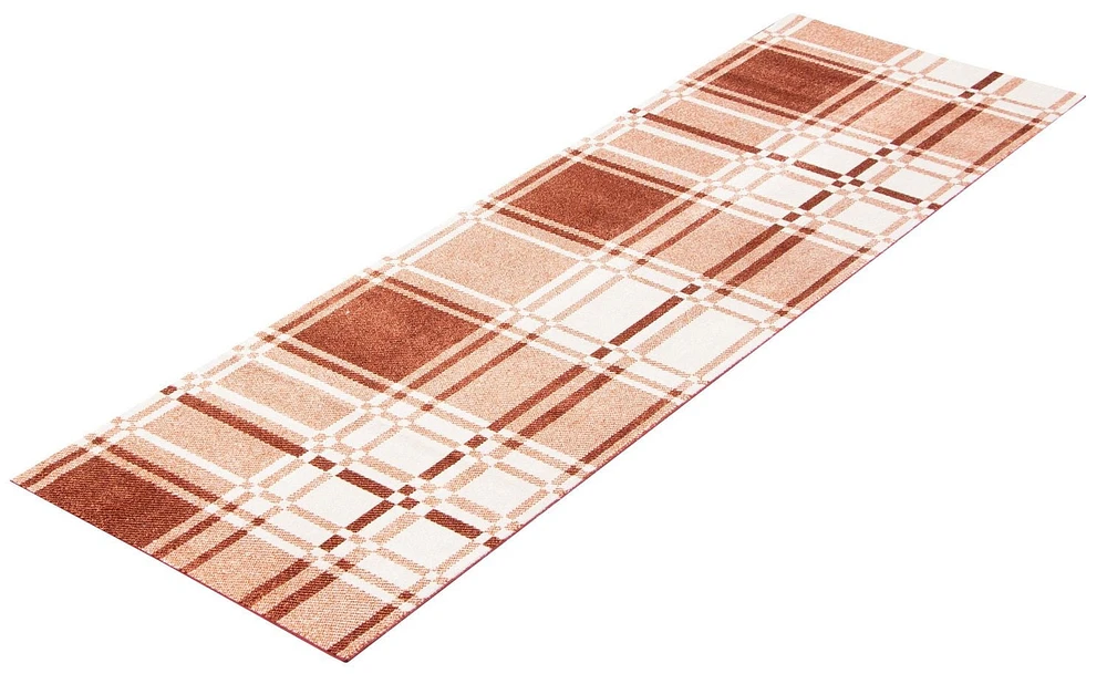 ECARPET Washable Plaid Area Rug & Runner for Kitchen, Bedside, Living Room, Hallway