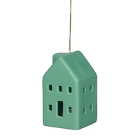 Temps de vacances ensemble de 3 ornement de maison LED
