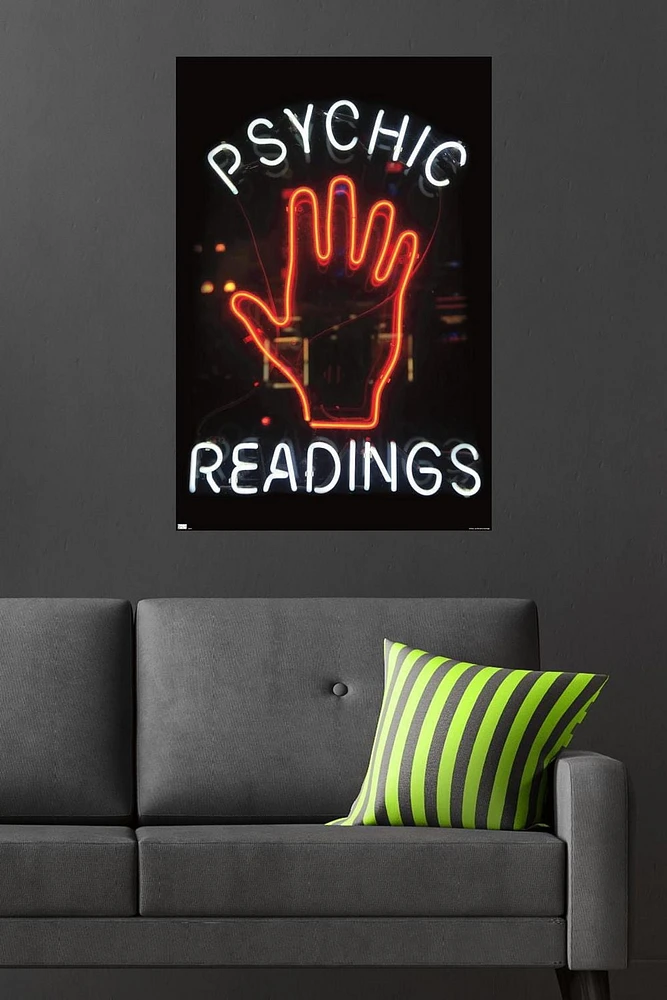 Psychic Readings Wall Poster, 22.375" x 34"
