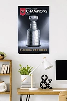 NHL Florida Panthers - 2024 Stanley Cup Team Logo Wall Poster, 22.375" x 34"
