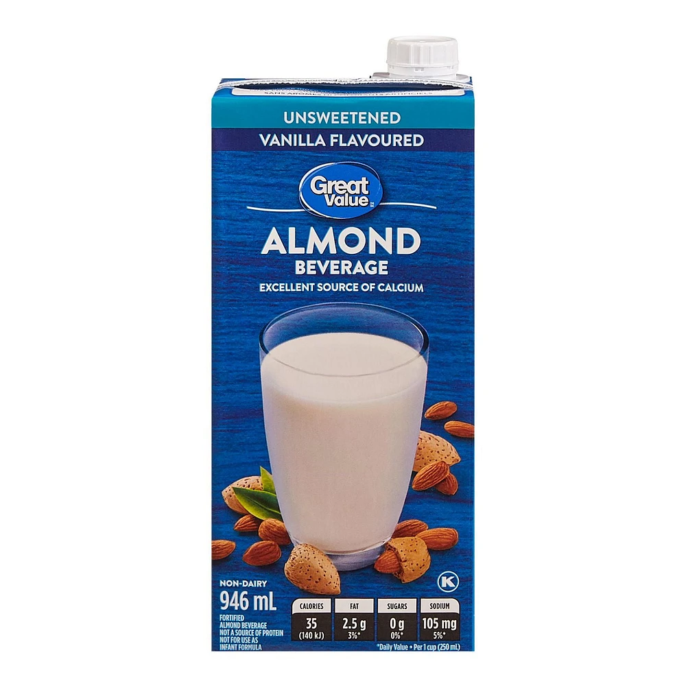 GREAT VALUE PL GV ALMOND ORIGINAL