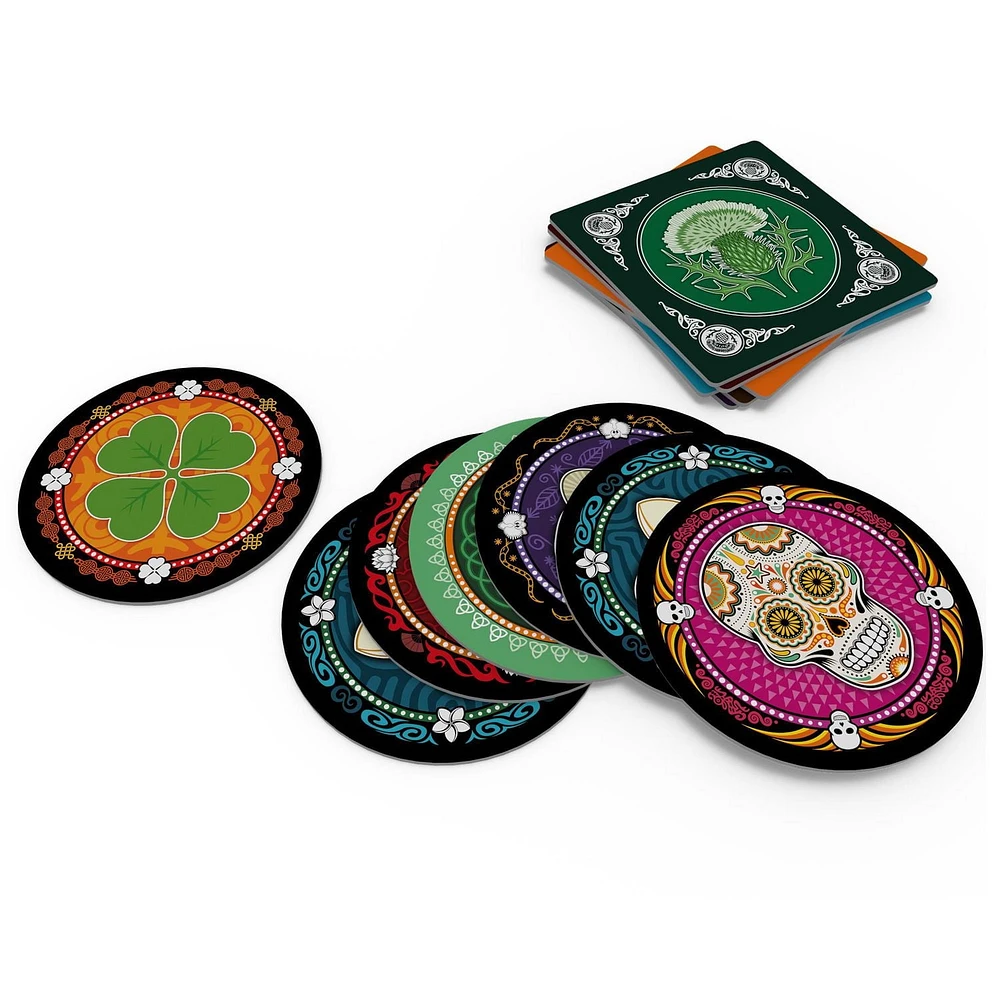 Asmodee - Space Cowboys - Skull - Jeu de Société pour Adultes & Enfants dès 10 ans - Jeu de Bluff & Prise de Risque - Pour Soirées entre Amis- 3 à 6 joueurs - 30 Min - Français et Anglais