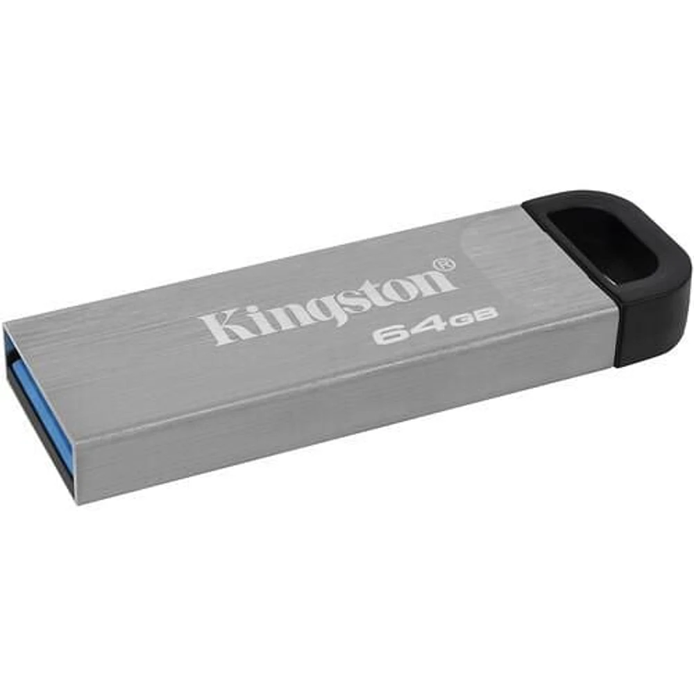 Kingston 64GB DataTraveler Kyson USB 3.2 Metal Flash Drive (DTKN/64GBCR)