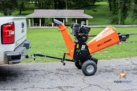 DK2 POWER 5-Inch 9.5 HP 277 cc Kinetic Drum Chipper