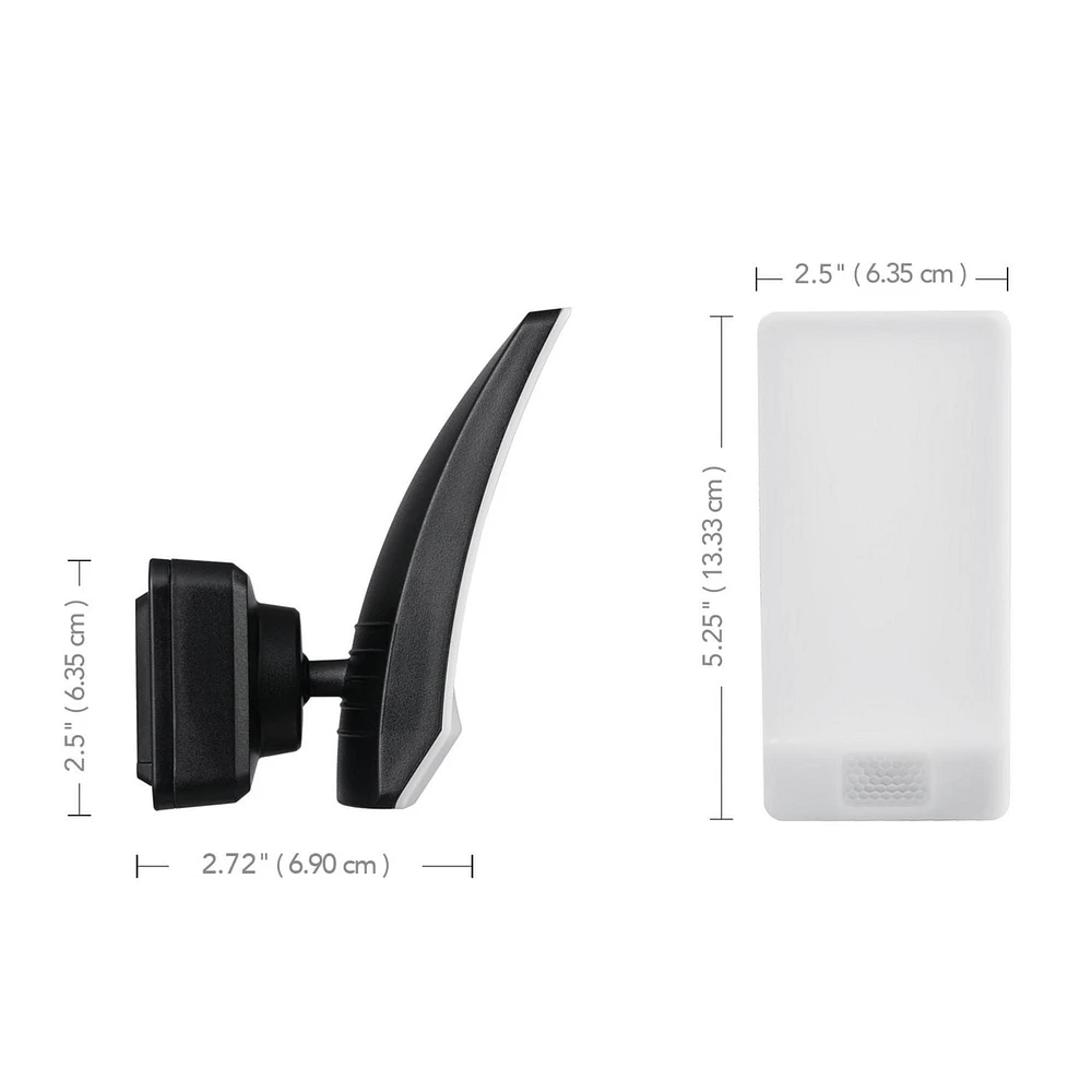 Lampe de sécurité à piles, DEL intégrée, détecteur de mouvement et résistante aux intempéries Lampe de sécurité détecteur de mouvement