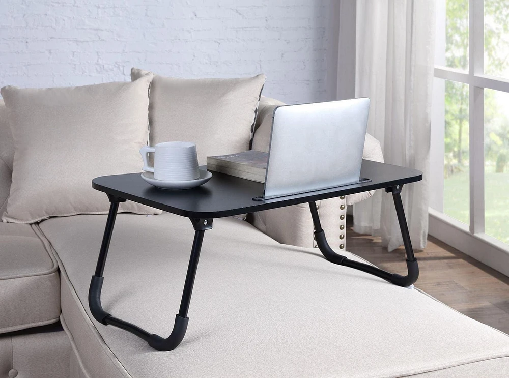 Bureau avec plateau pour ordinateur portable Mainstays 23,4 po x 15,5 po x 10,23 po