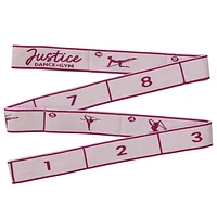 Justice 45" Stretching Strap - includes Stretching Guide! Great for Dance, Gymnastics and Ballet, Ages 6+