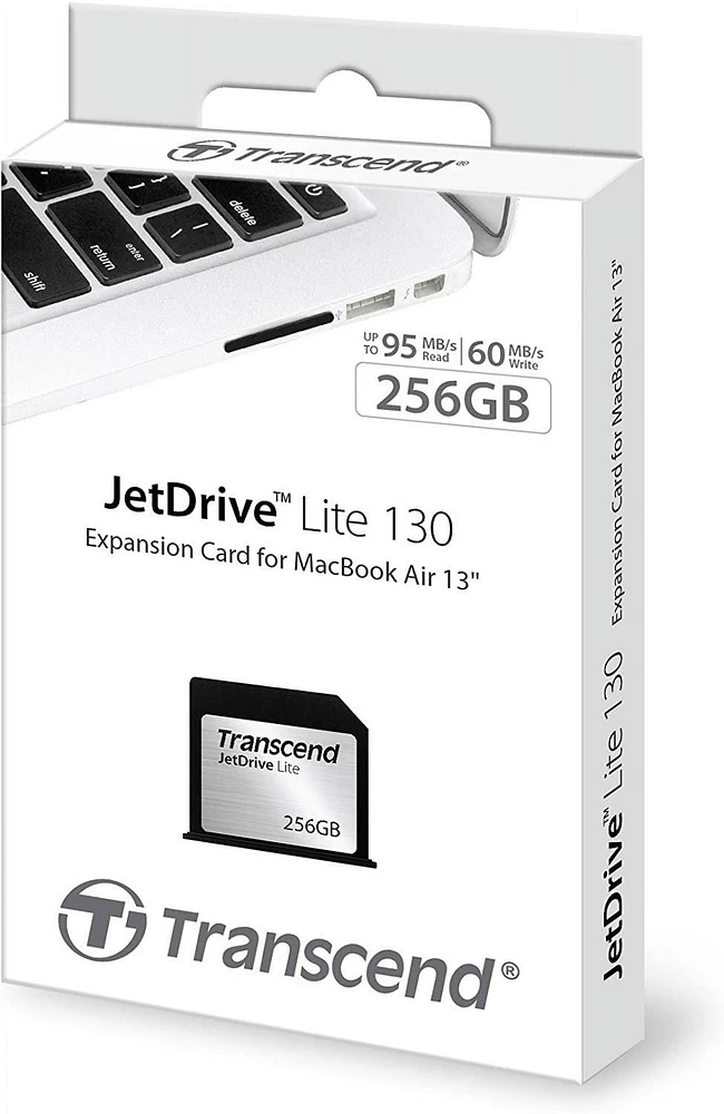 Transcend JetDrive Lite 130 256GB Storage Expansion Card for 13-Inch MacBook Air, (TS256GJDL130)