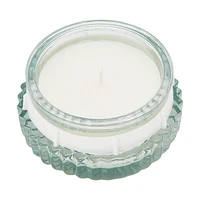 Bougie florale verte