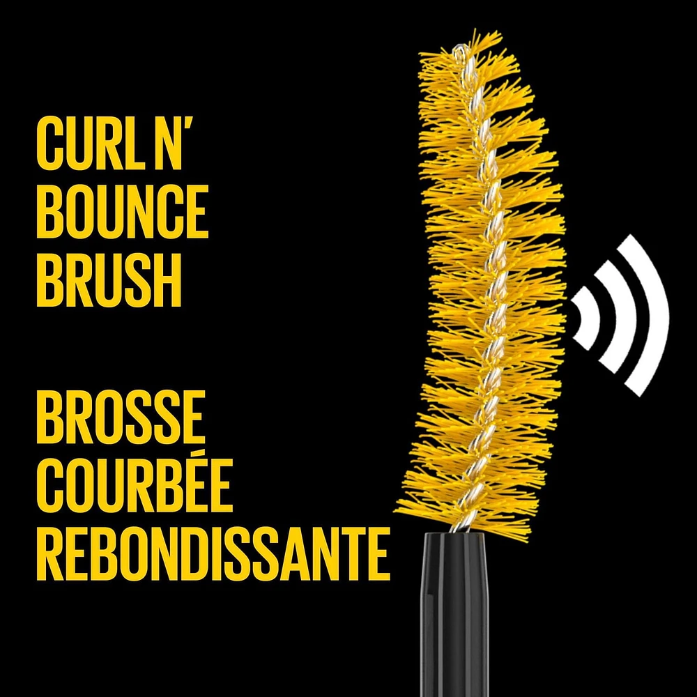 Maybelline New York Mascara Maquillage pour les yeux Colossal Curl Bounce, 9.76 ml Enfin, volume et courbe ne font plus qu'un!