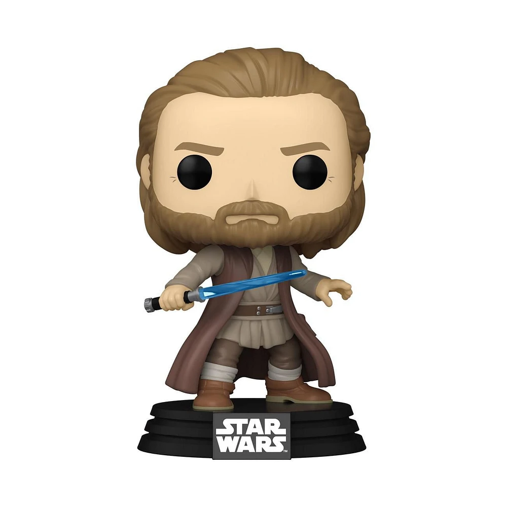 Funko Pop! Obi-Wan Kenobi S2: - Obi-Wan (posture de combat) - Bobblehead En Vinyle