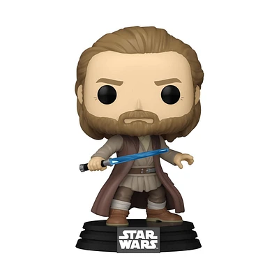 Funko Pop! Obi-Wan Kenobi S2: - Obi-Wan (posture de combat) - Bobblehead En Vinyle