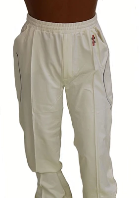 Pantalon ivoire avec bordure marine en XP Gray Nicolls, grande taille