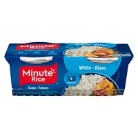 Tasses de riz blanc Minute Rice 2x125g (250g) Tasses de riz blanc Minute Rice 250g