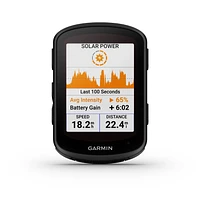 Garmin Edge® 840 Solar Performance 32GB GPS Vélo/Ordinateur de vélo avec cartographie - Appareil uniquement – Noir