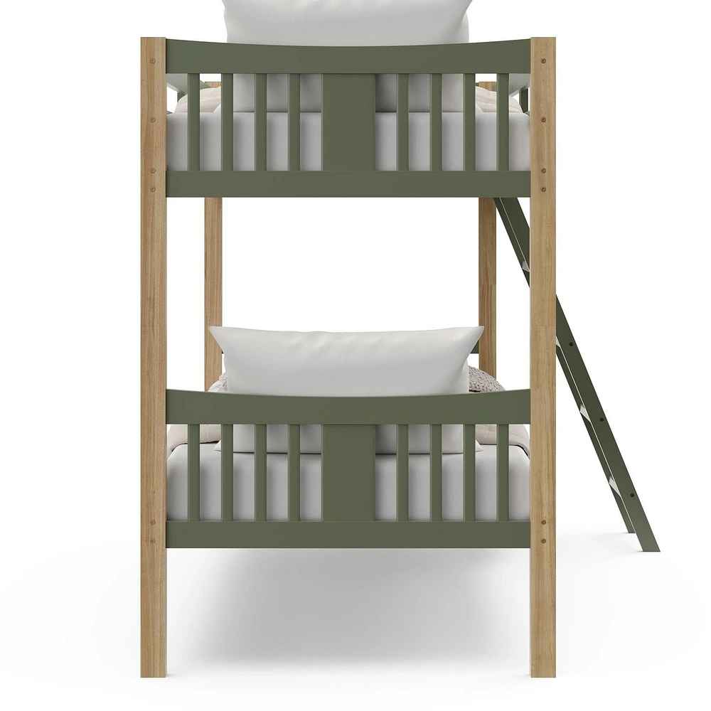 Storkcraft Caribou Solid Hardwood Twin Bunk Bed