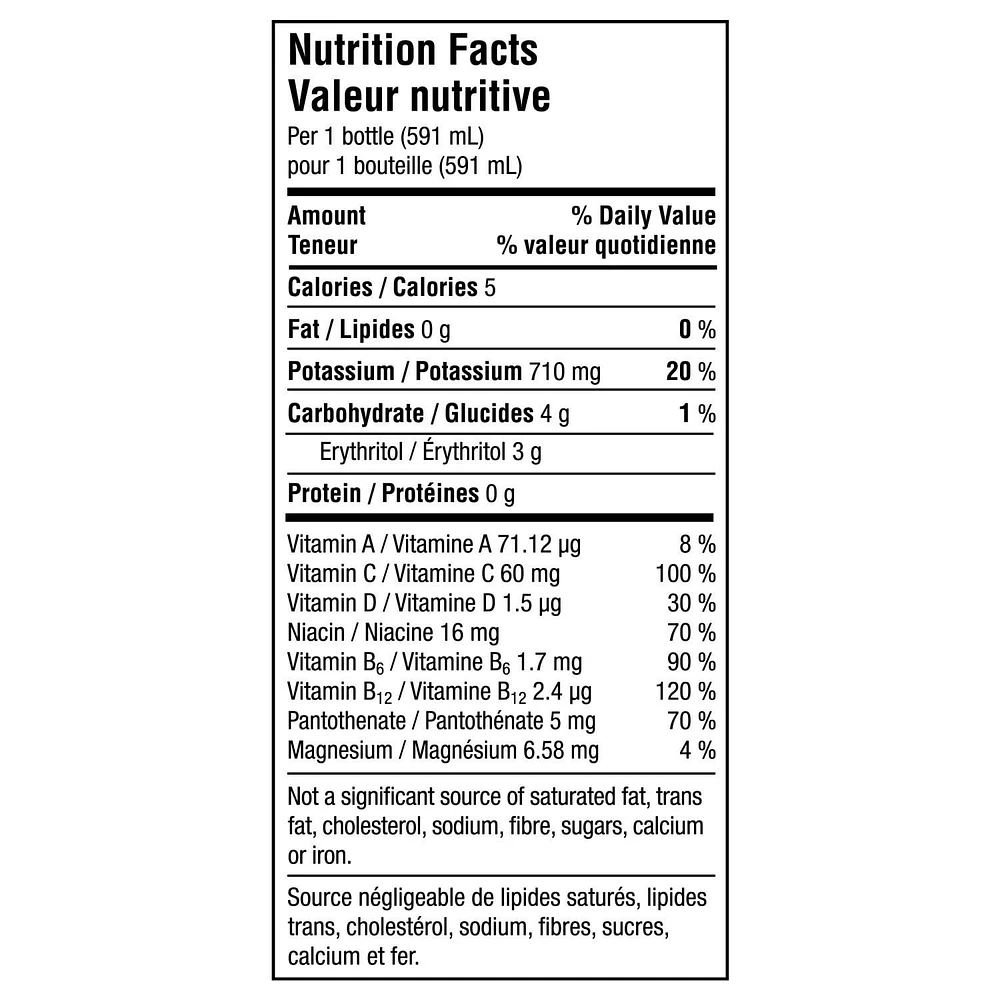 Glaceau Vitaminwater Reset Bottle, 591 mL, 591 mL