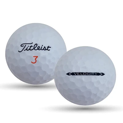 Mulligan - 48 balles de golf récupérées Titleist Velocity 4A, Blanc