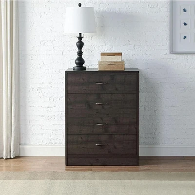 Mainstays 4-Drawer Dresser, Multiple Finishes, 36" tall