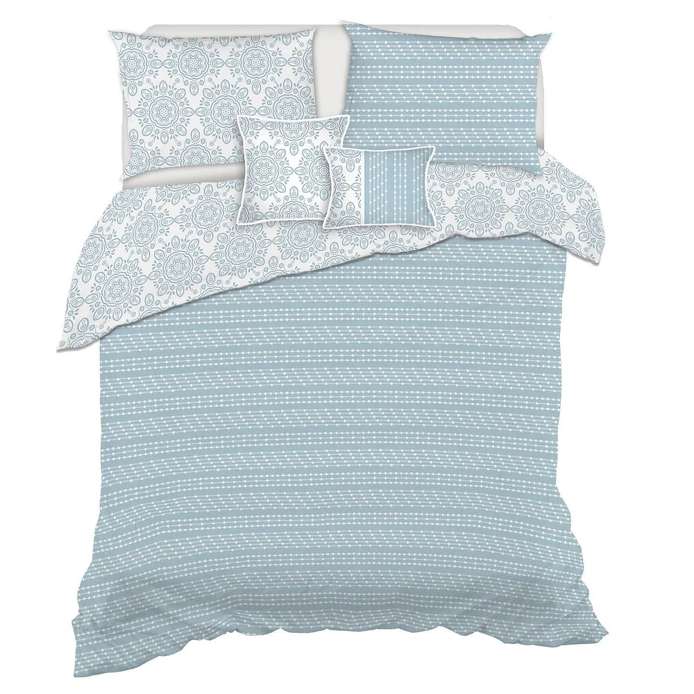 Safdie & Co. Ensemble D'Edredon Jacquard 5MCX - Isabelle Double Queen