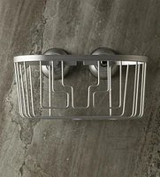 Porte-shampooing Catamarca d'era en aluminium argent chaud 9,13 x 5 po