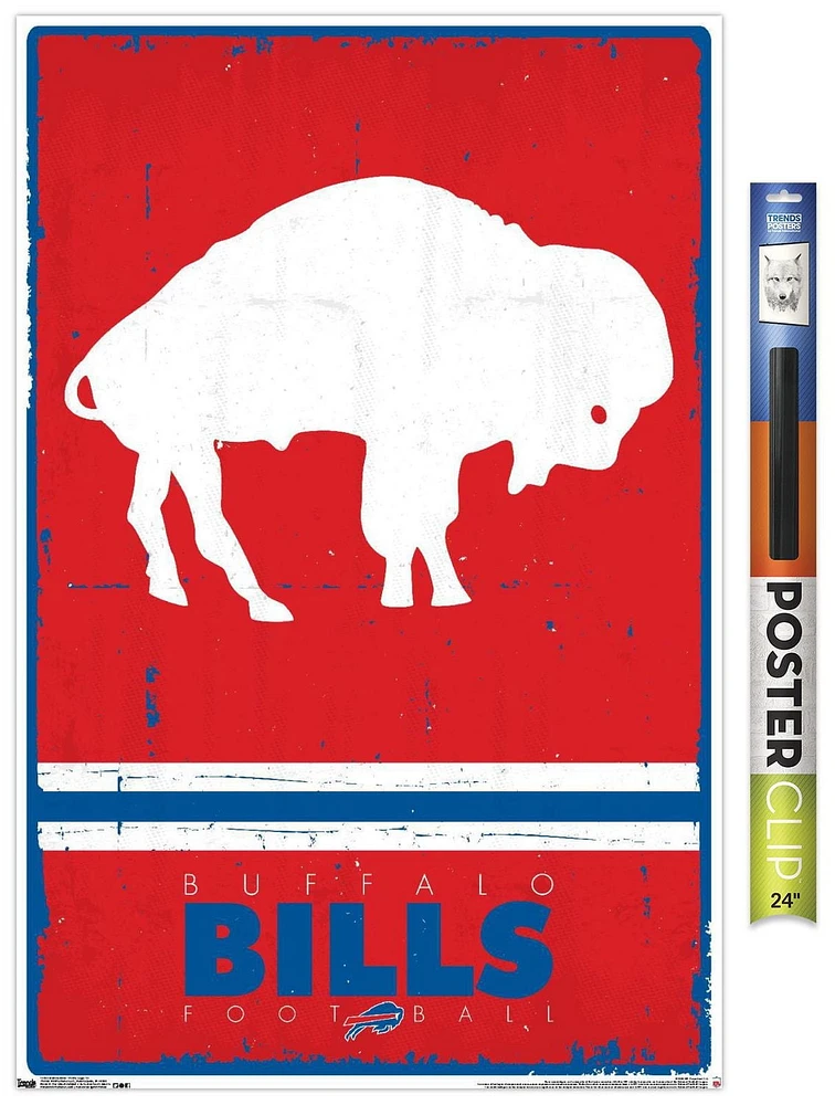 NFL Buffalo Bills - Retro Logo 15 Wall Poster